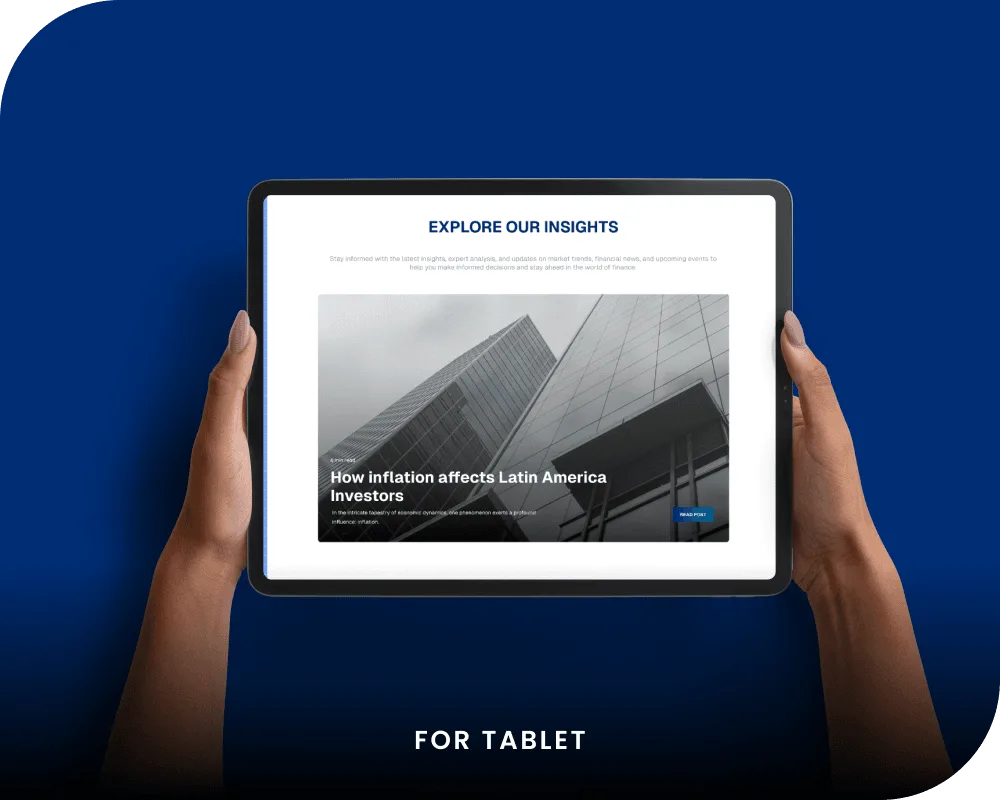 Open Oceans Group responsive website showcase